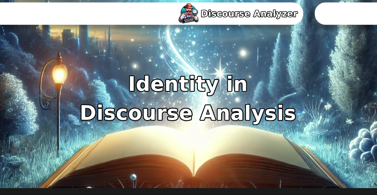 Identity in Discourse Analysis