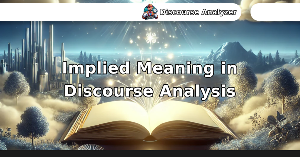 Implied Meaning in Discourse Analysis