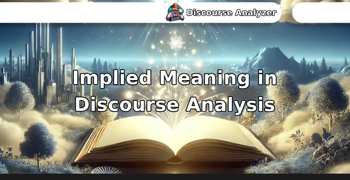 Implied Meaning in Discourse Analysis