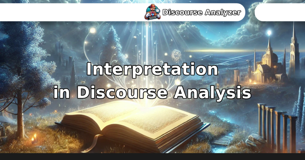 Interpretation in Discourse Analysis