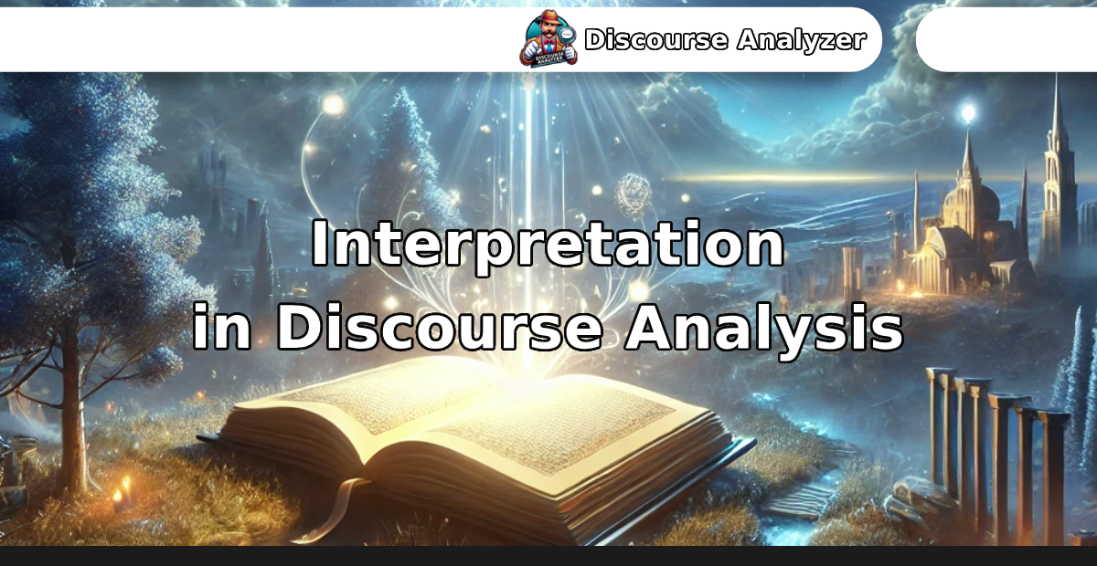 Interpretation in Discourse Analysis