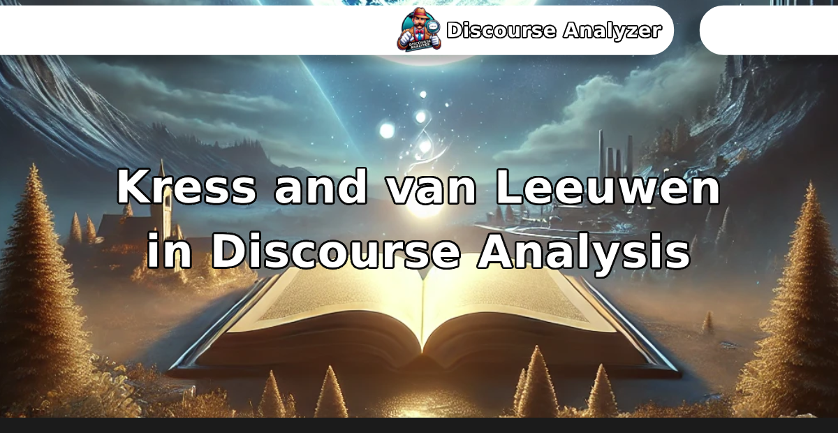 Kress and van Leeuwen in Discourse Analysis [Interactive Article ...