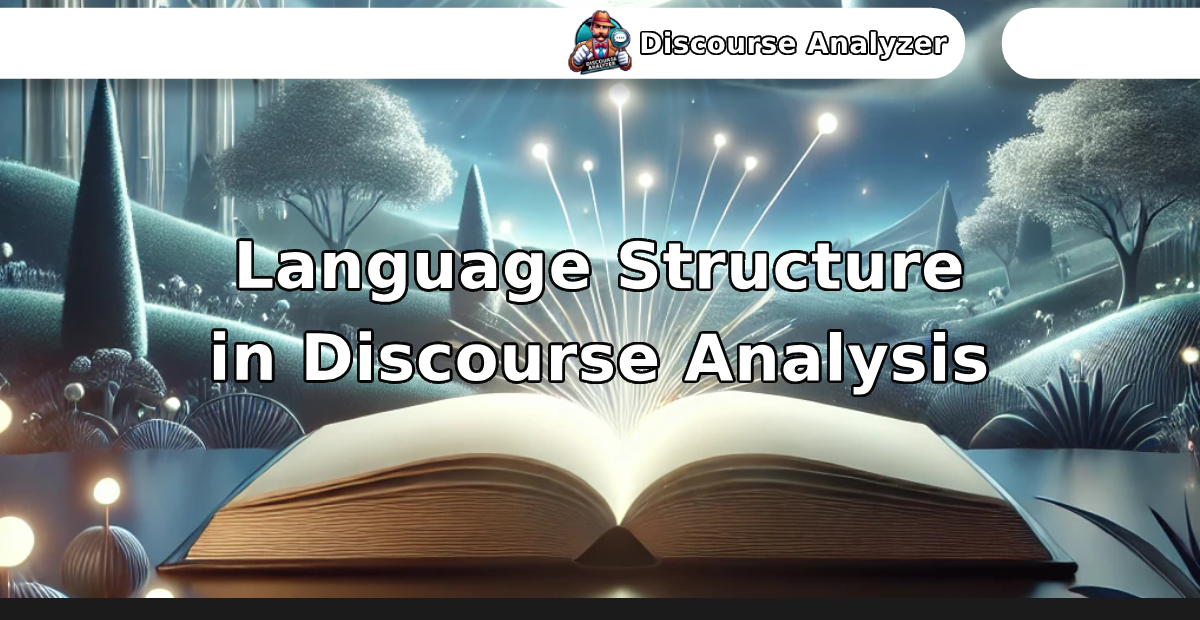 Language Structure in Discourse Analysis