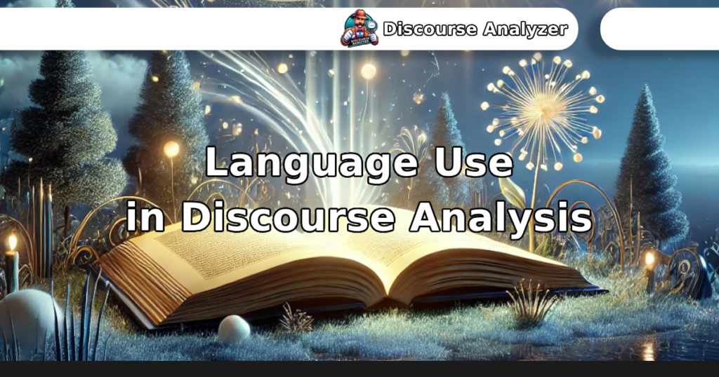 Language Use in Discourse Analysis