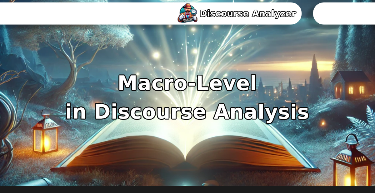 Macro-Level in Discourse Analysis