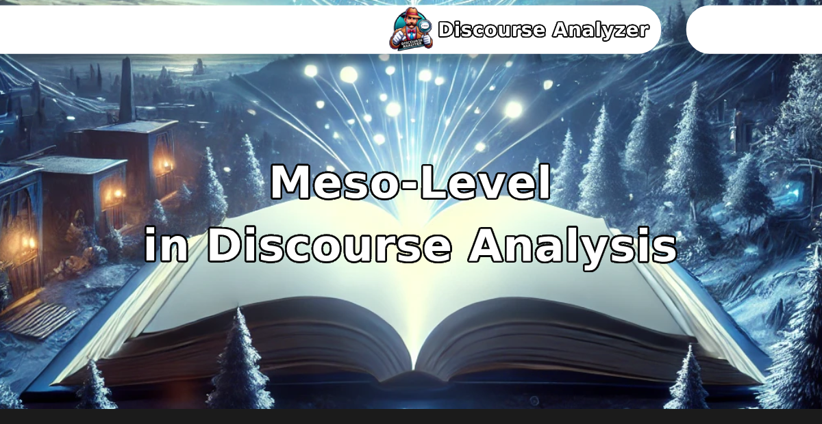 Meso-Level in Discourse Analysis