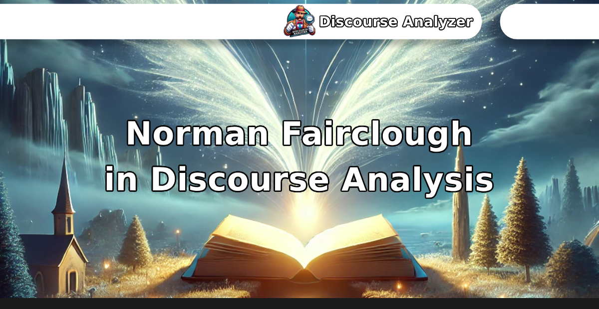 Norman Fairclough in Discourse Analysis