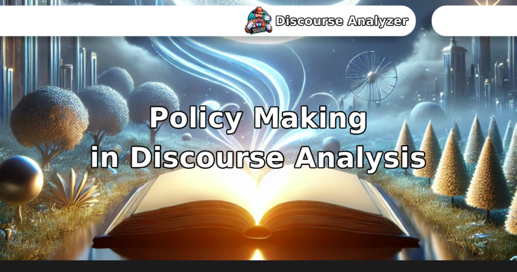 Policy Making in Discourse Analysis