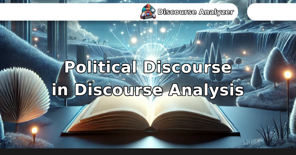 Political Discourse in Discourse Analysis