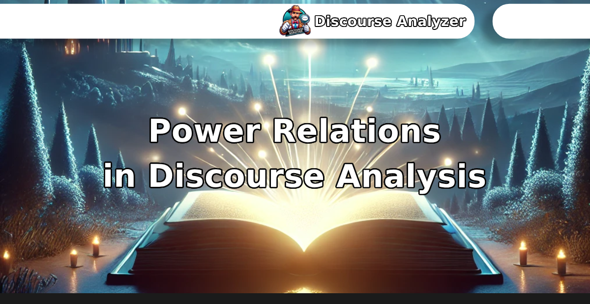 Power Relations in Discourse Analysis