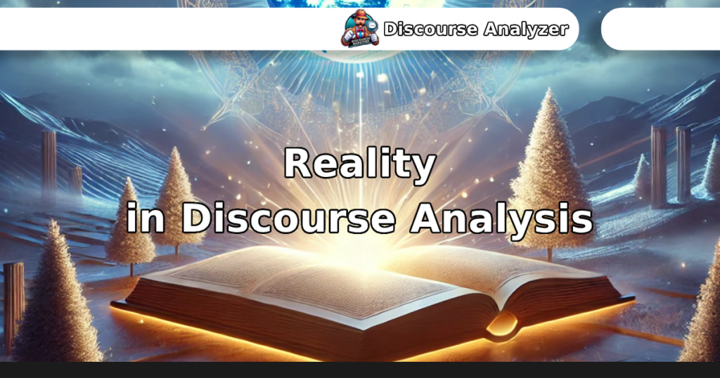 Reality in Discourse Analysis