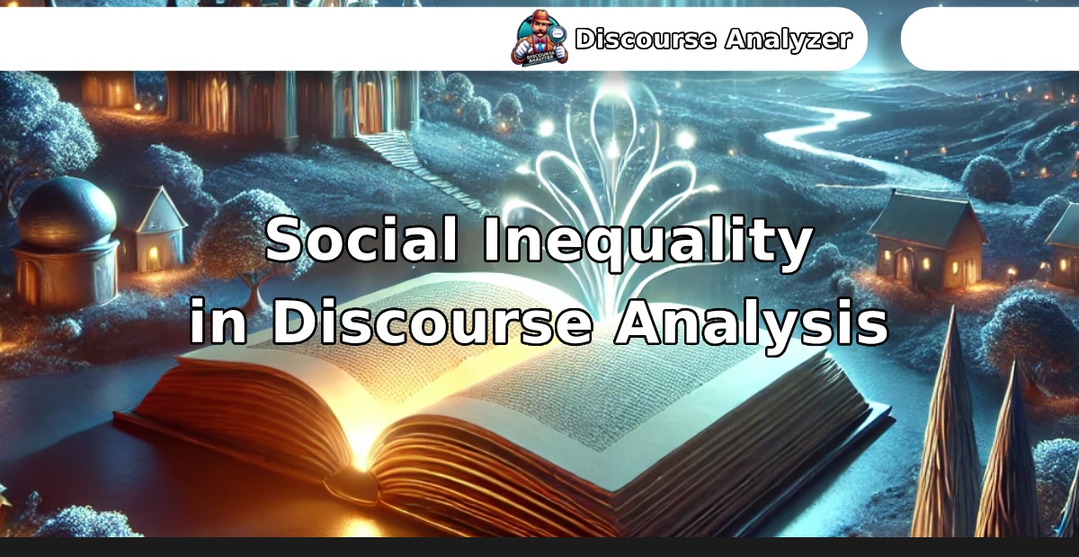 Social Inequality in Discourse Analysis