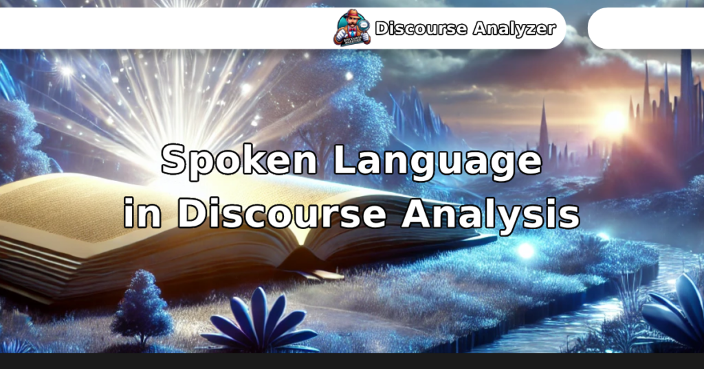 Spoken Language in Discourse Analysis