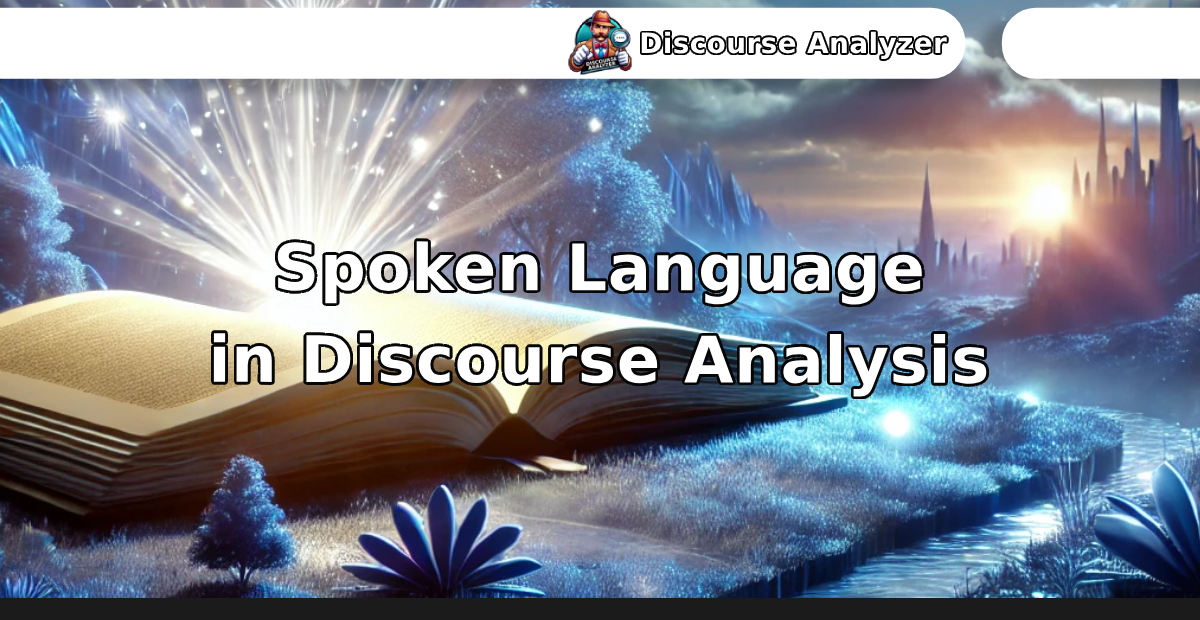 Spoken Language in Discourse Analysis