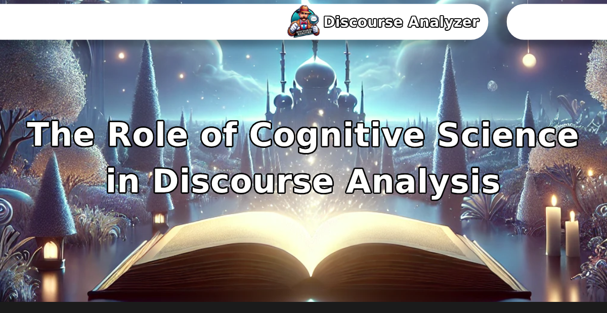 The Role of Cognitive Science in Discourse Analysis