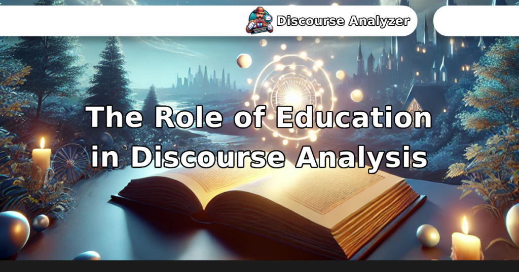 The Role of Education in Discourse Analysis