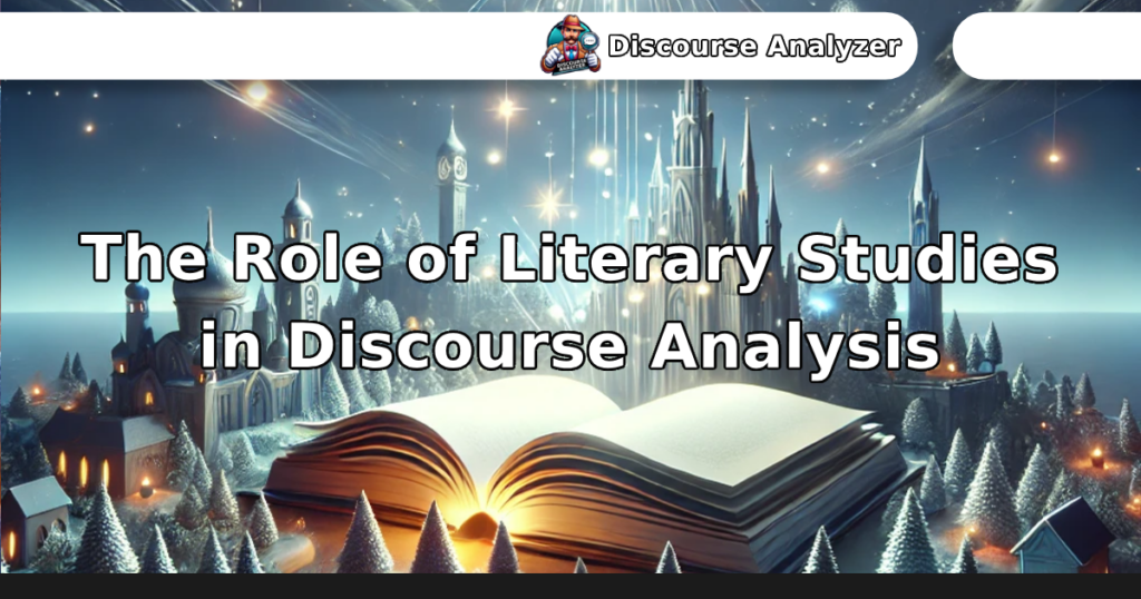 The Role of Literary Studies in Discourse Analysis