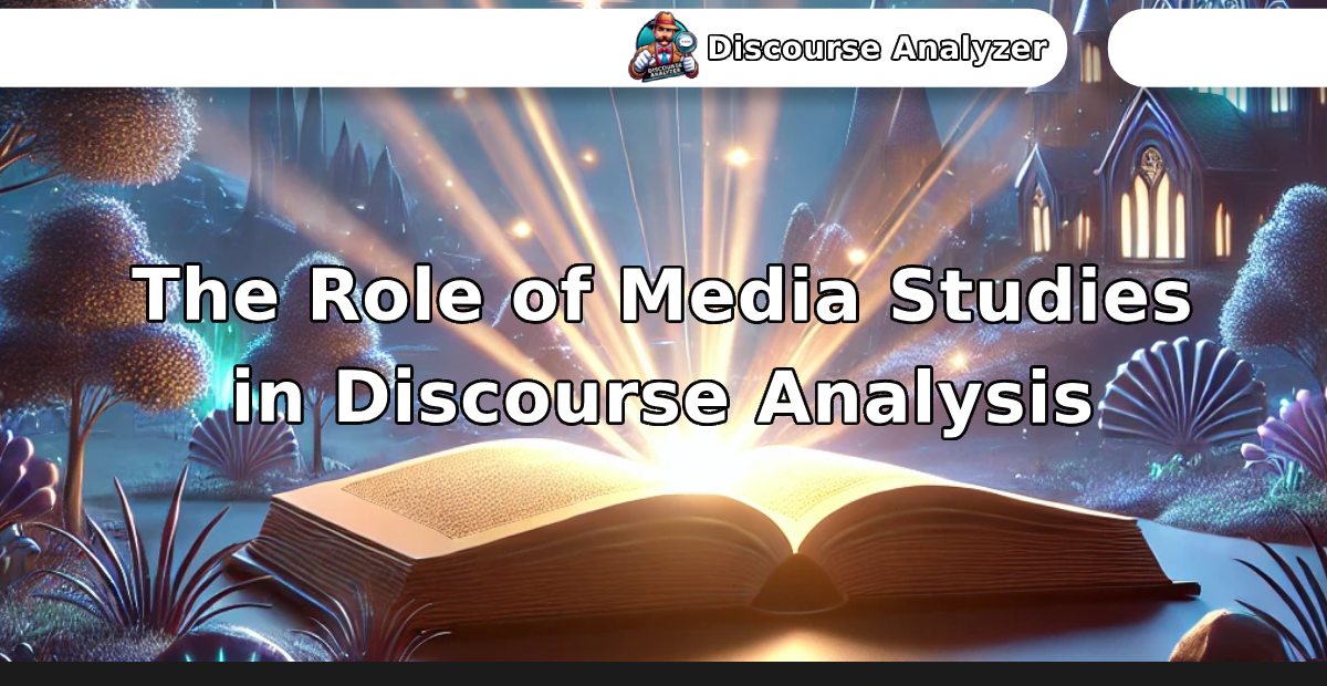 The Role of Media Studies in Discourse Analysis