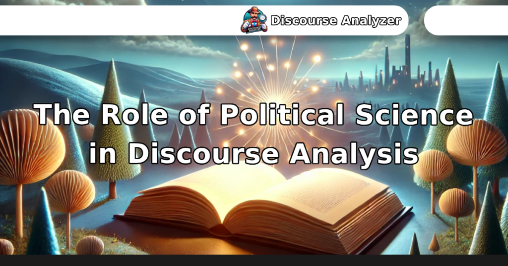 The Role of Political Science in Discourse Analysis