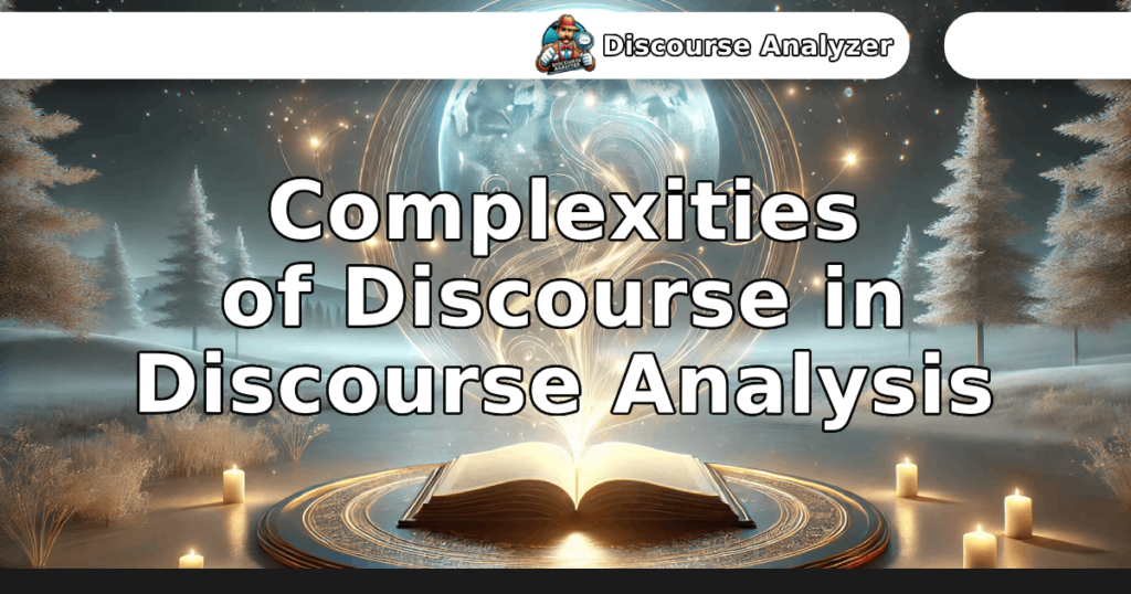 Complexities of Discourse in Discourse Analysis