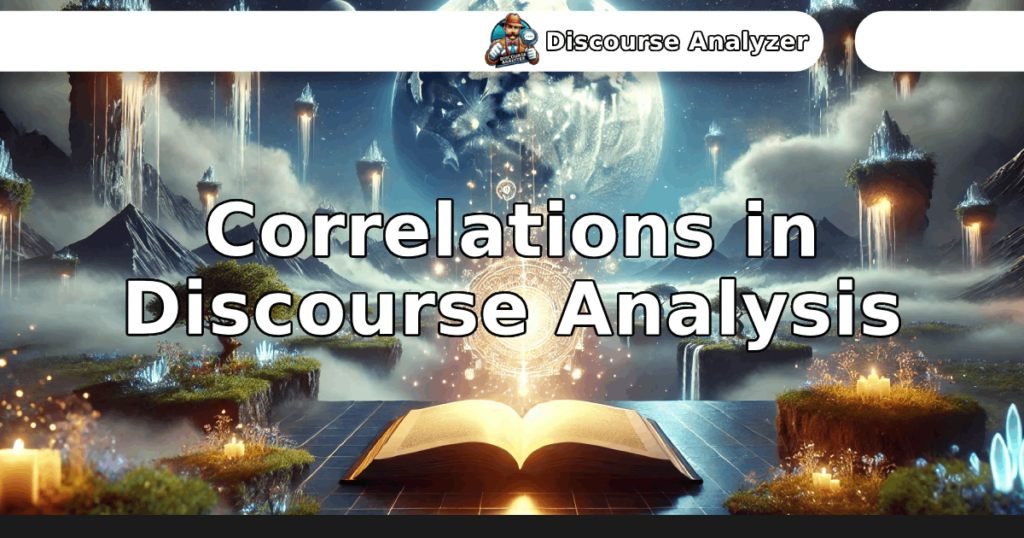 Correlations in Discourse Analysis