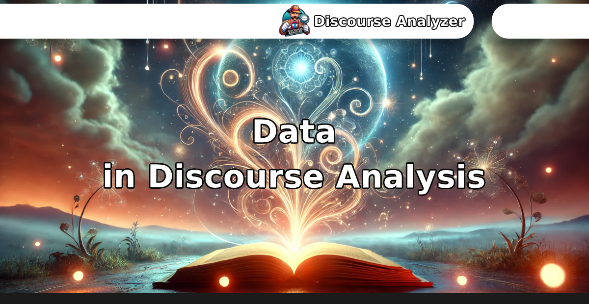 Data in Discourse Analysis