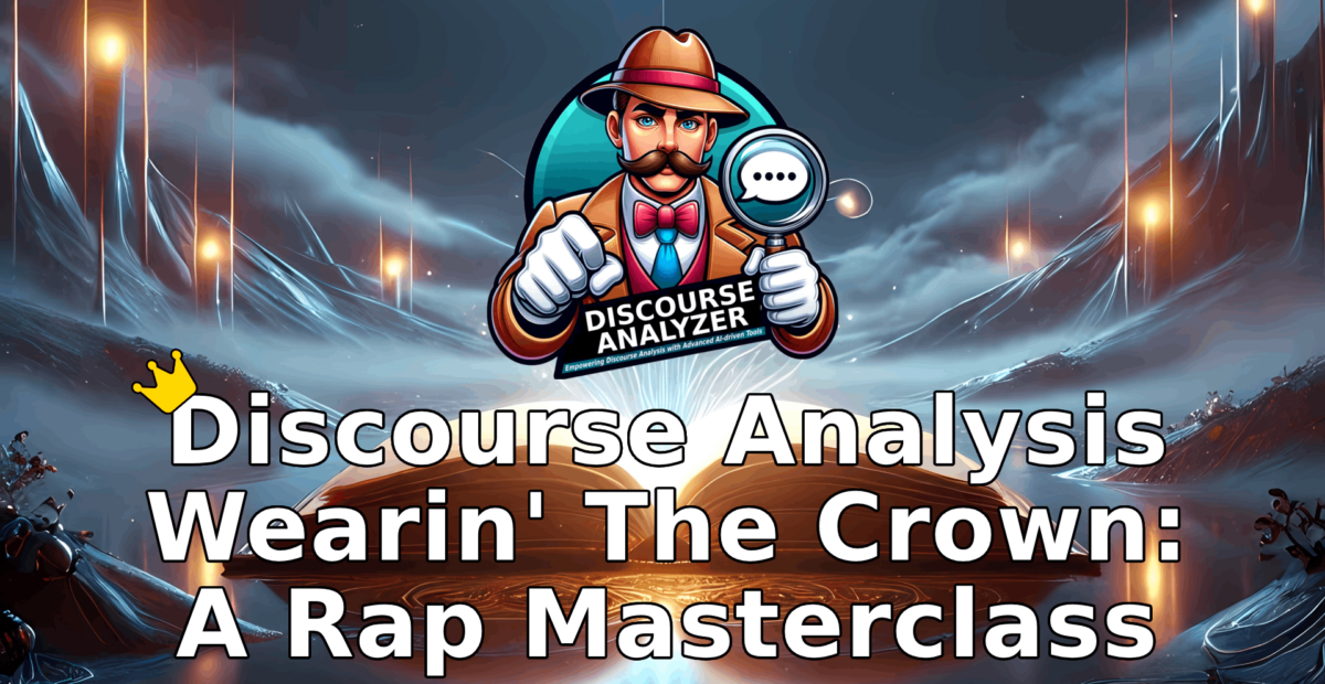 Discourse Analysis Wearin' The Crown: A Rap Masterclass