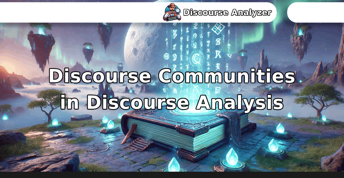 Discourse Communities in Discourse Analysis