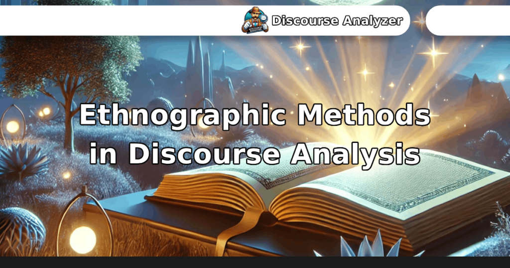 Ethnographic Methods in Discourse Analysis