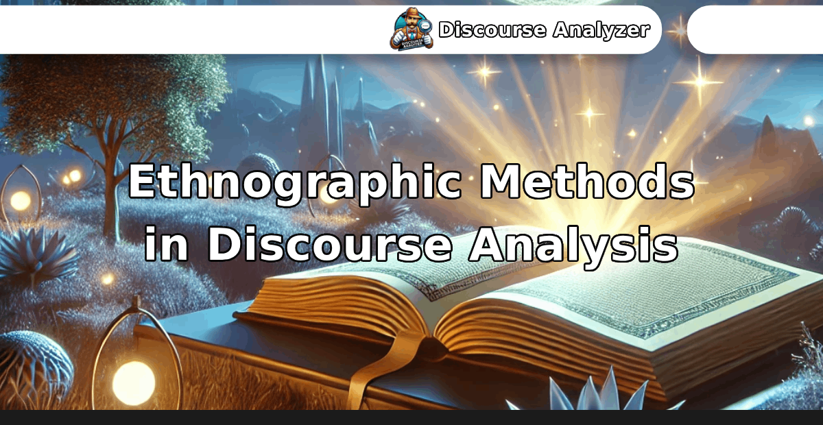 Ethnographic Methods in Discourse Analysis