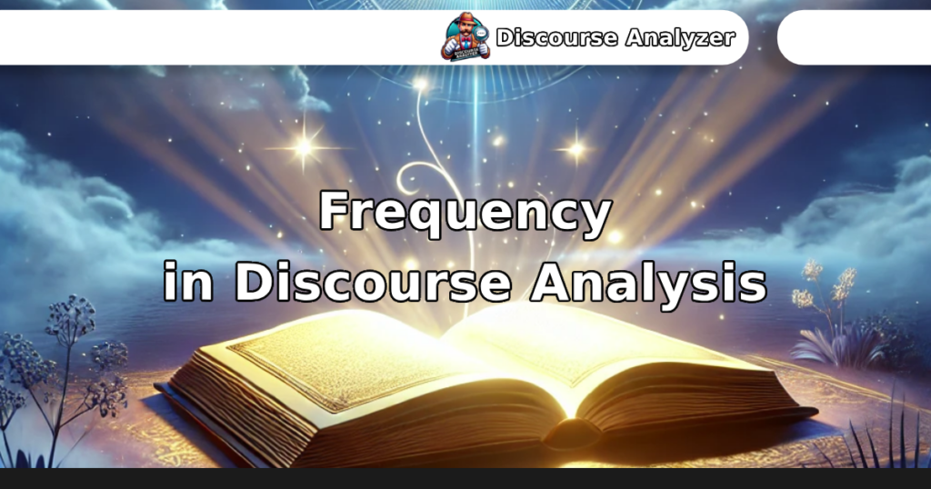 Frequency in Discourse Analysis