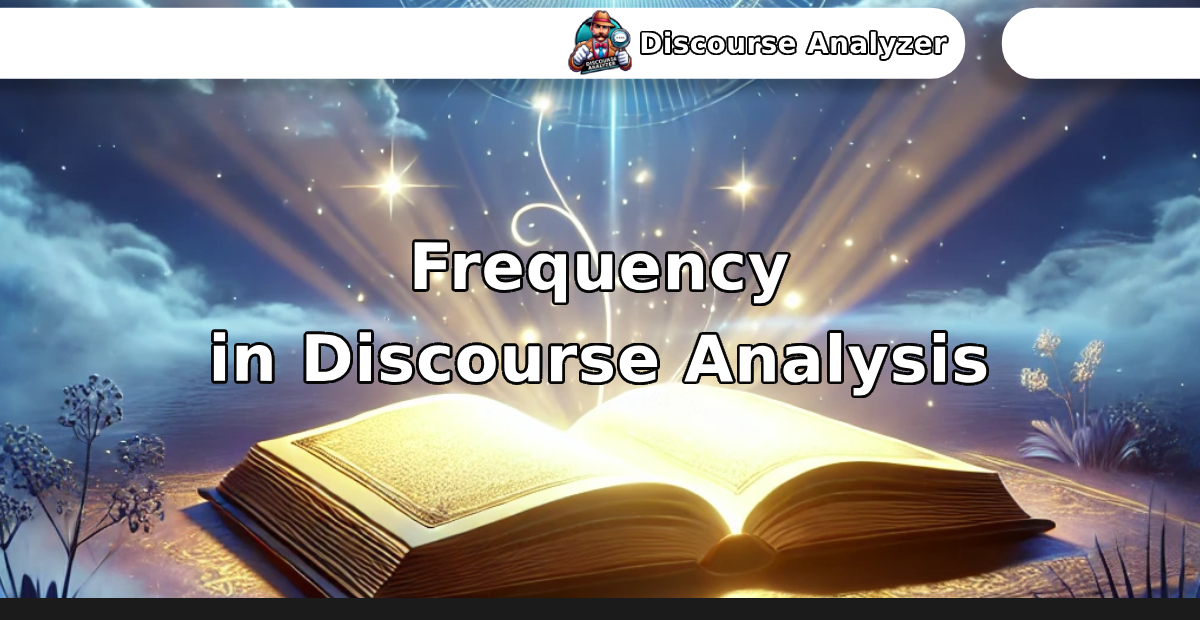 Frequency in Discourse Analysis