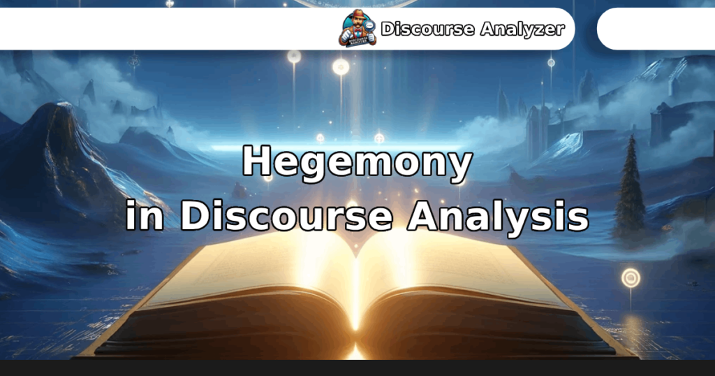 Hegemony in Discourse Analysis