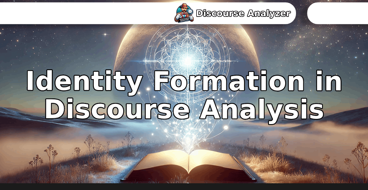 Identity Formation in Discourse Analysis