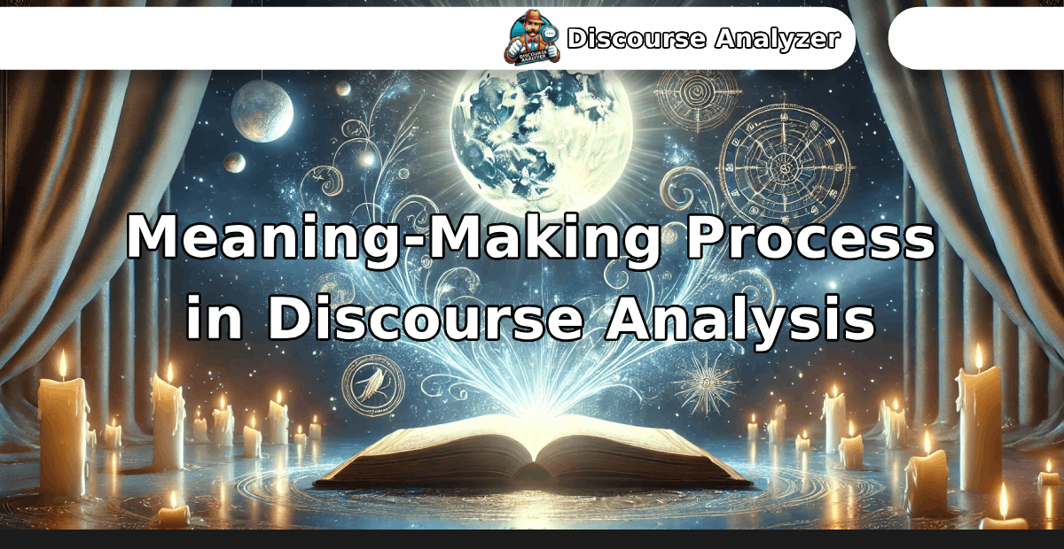 Meaning-Making Process in Discourse Analysis