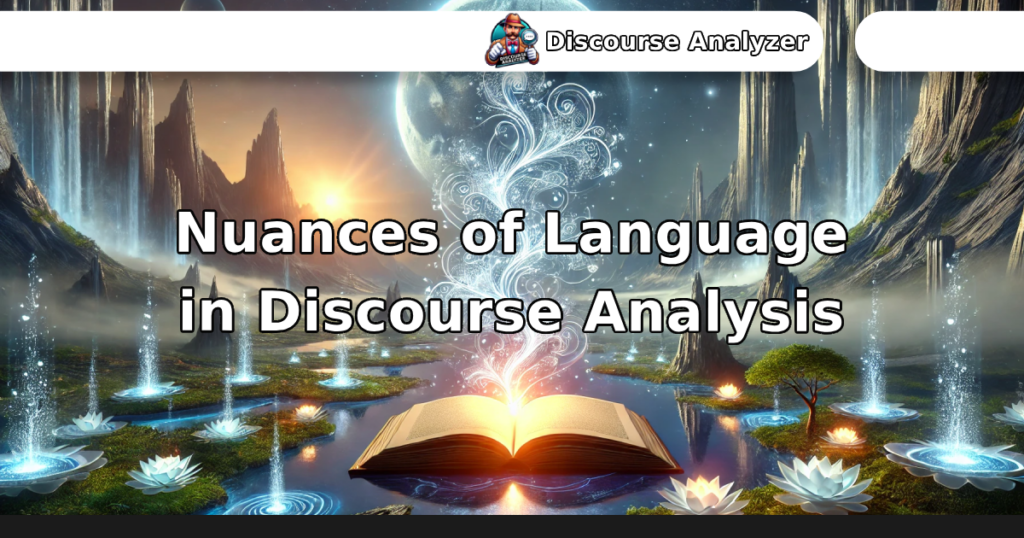 Nuances of Language in Discourse Analysis