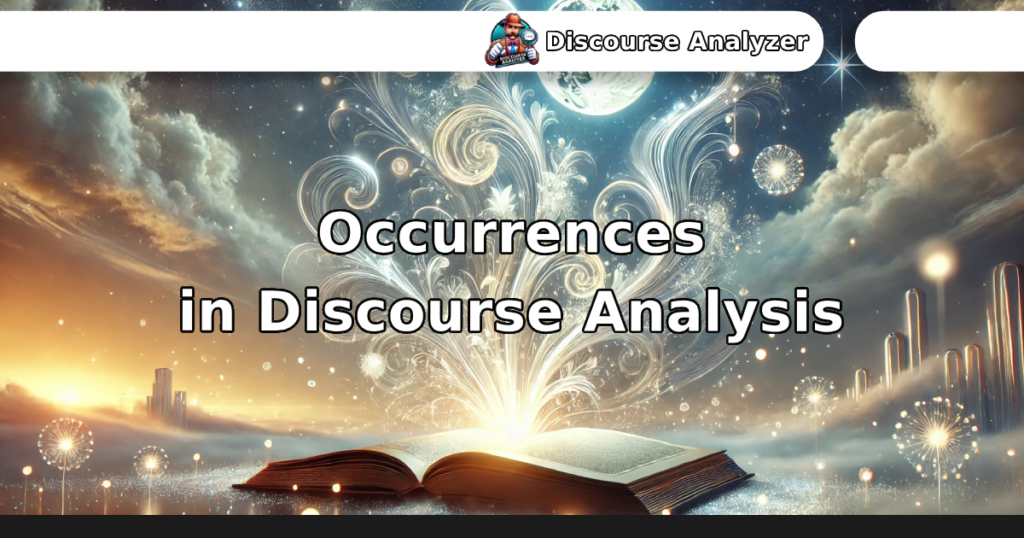 Occurrences in Discourse Analysis