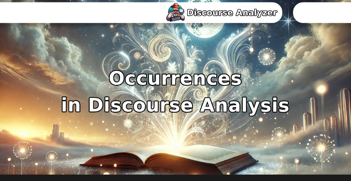 Occurrences in Discourse Analysis