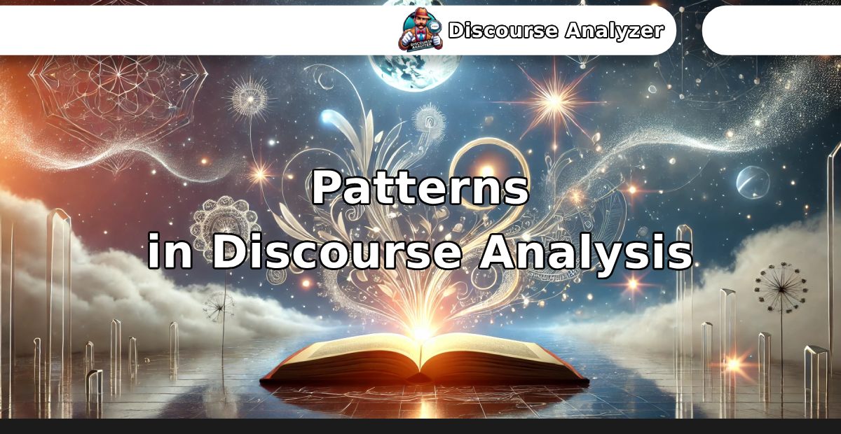 Patterns in Discourse Analysis