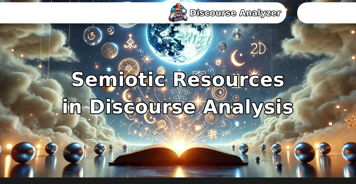 Semiotic Resources in Discourse Analysis