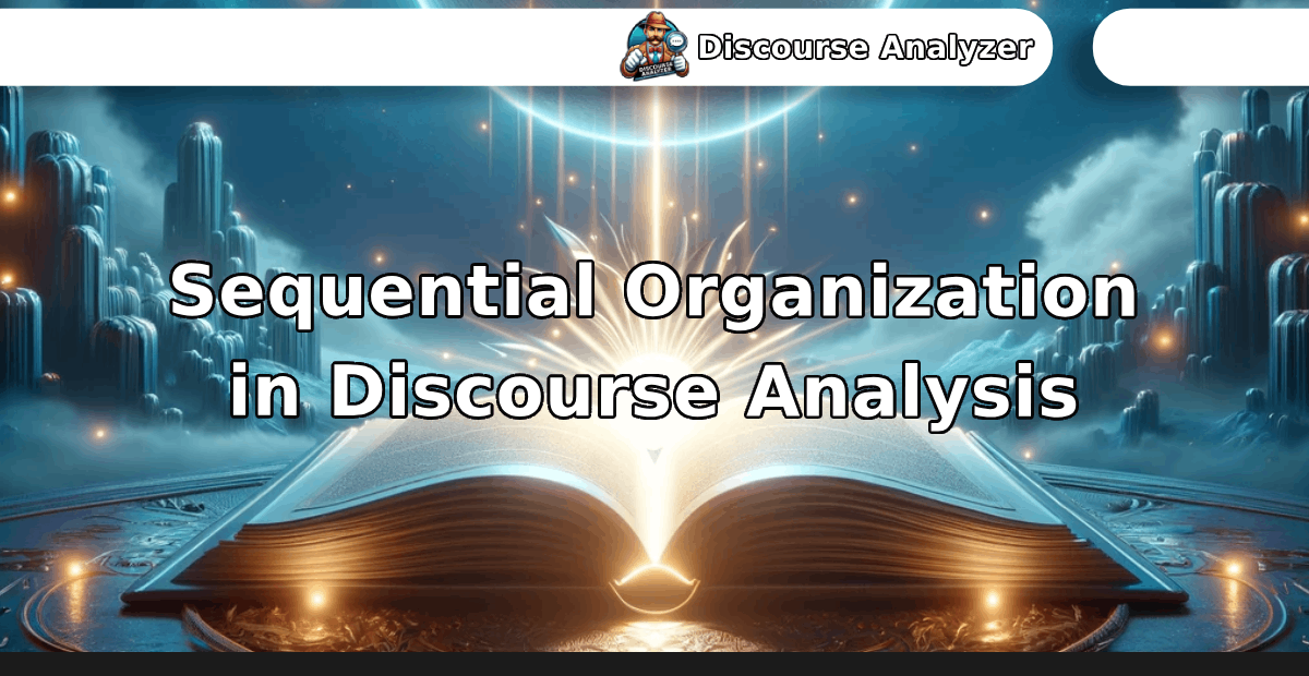 Sequential Organization in Discourse Analysis