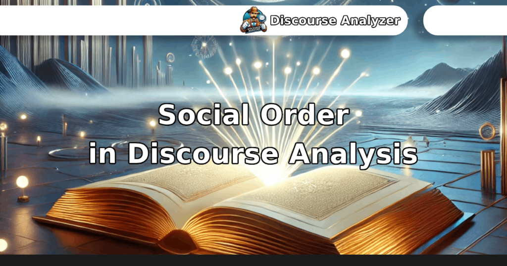 Social Order in Discourse Analysis