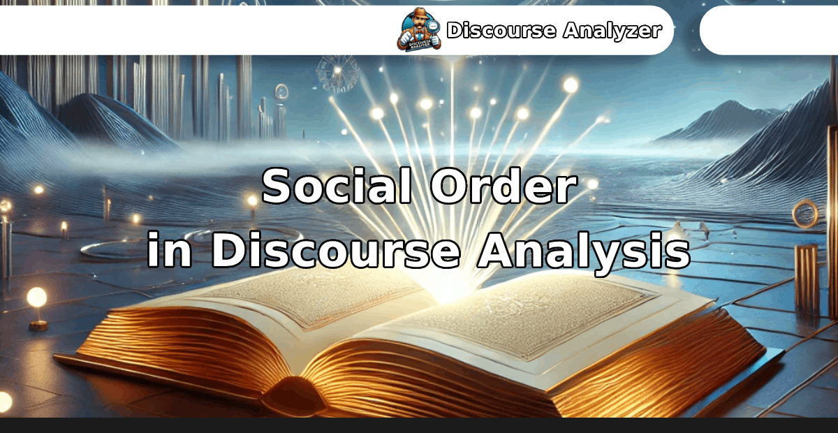 Social Order in Discourse Analysis