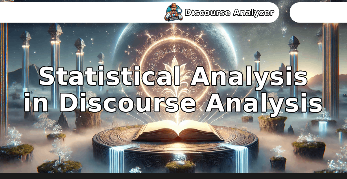 Statistical Analysis in Discourse Analysis