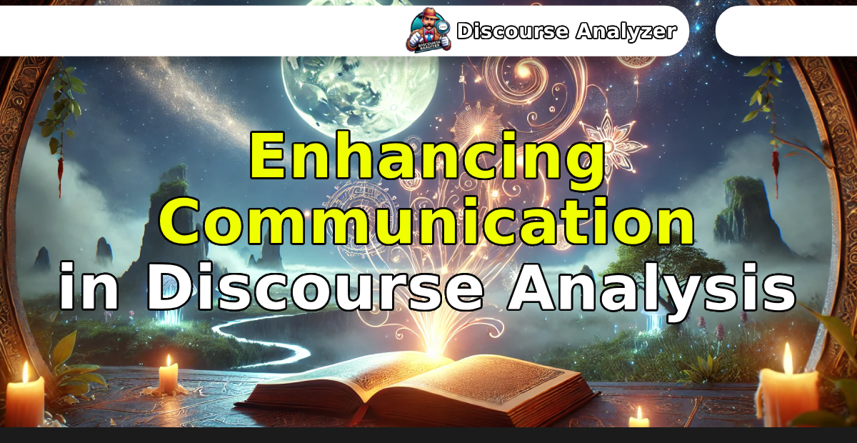 Enhancing Communication in Discourse Analysis