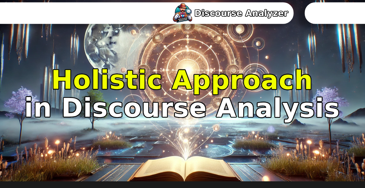 Holistic Approach in Discourse Analysis