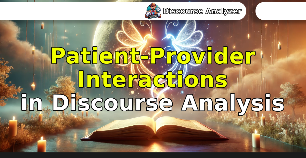 Patient-Provider Interactions in Discourse Analysis