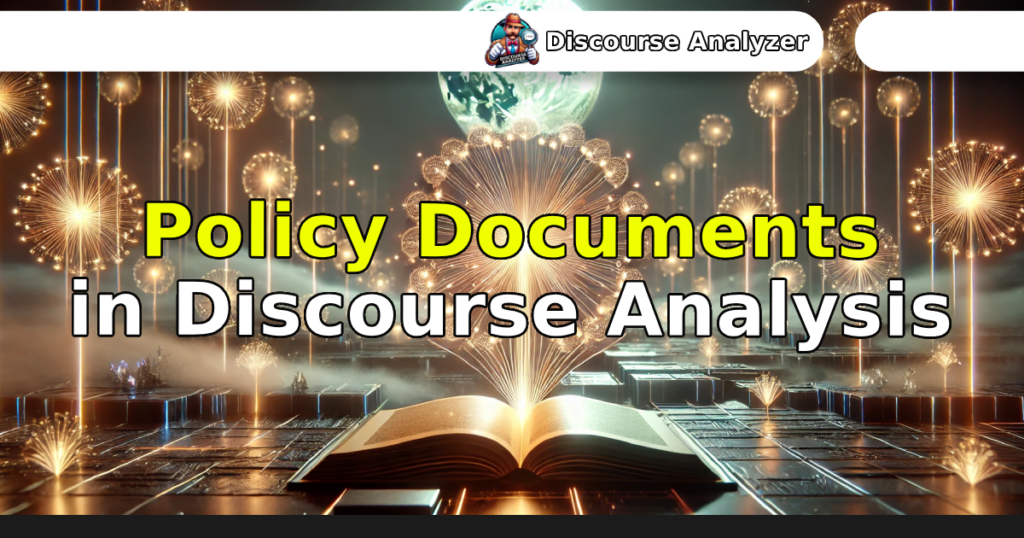 Policy Documents in Discourse Analysis