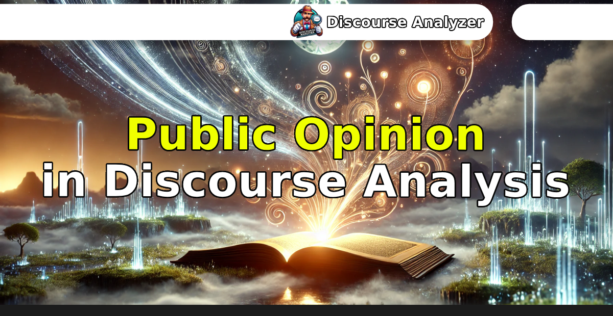 Public Opinion in Discourse Analysis