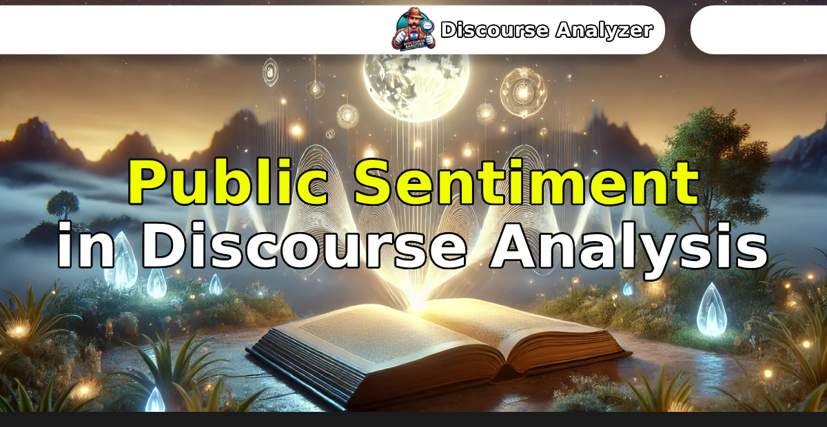 Public Sentiment in Discourse Analysis